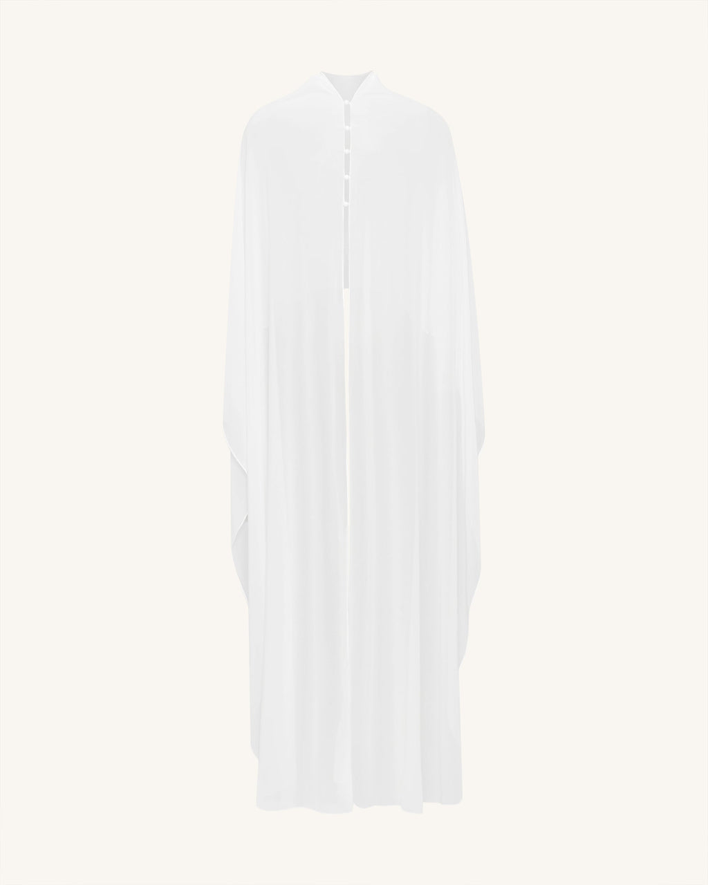 Tulle Cape Shawl - White