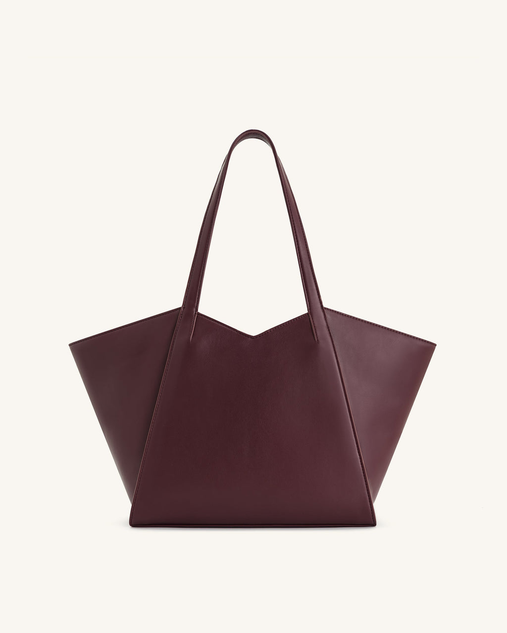 Kiana Large Capacity Tote Bag - Deep Claret