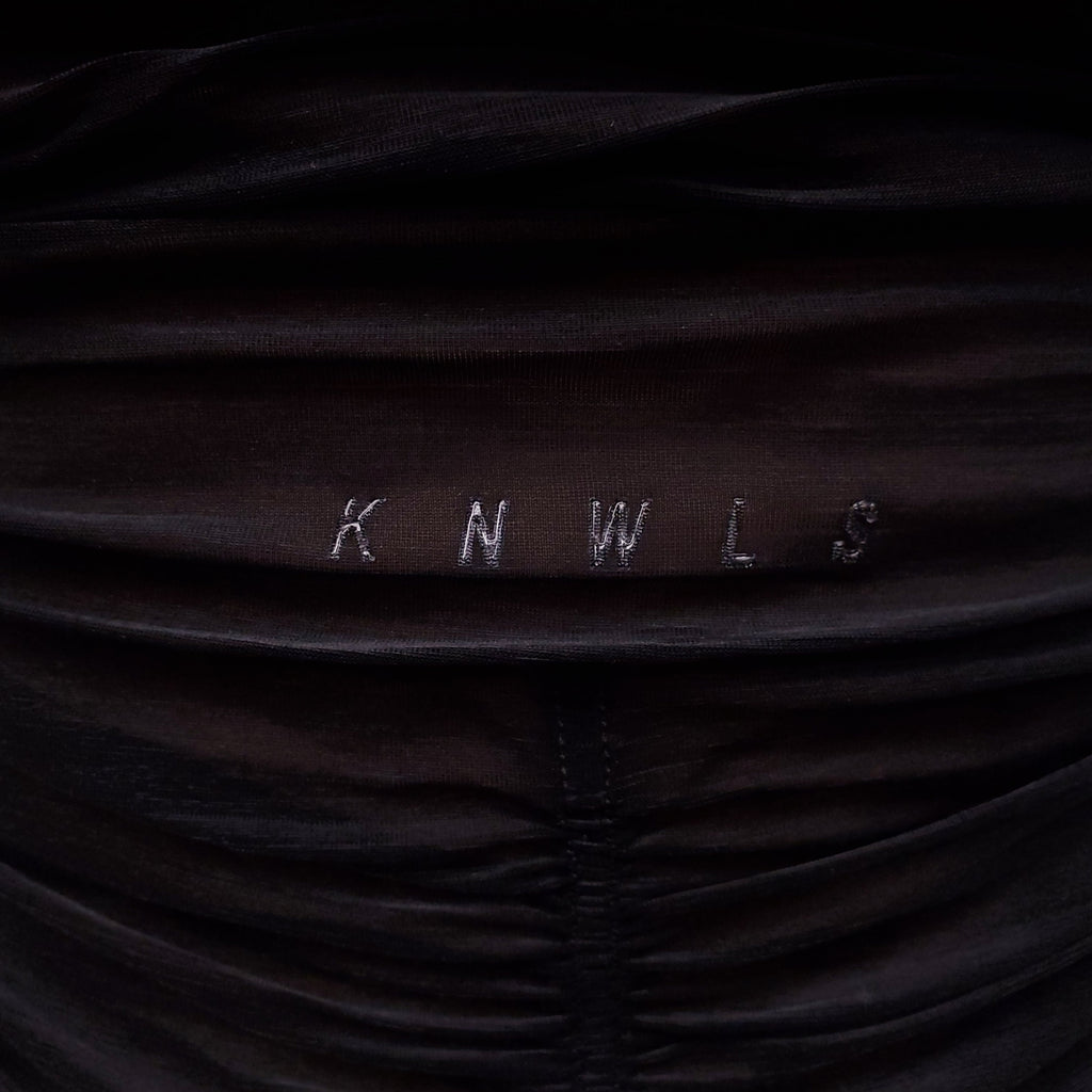 KNWLS RUCHED MINI DRESS - SIZE 14 (SIZE 8 US)