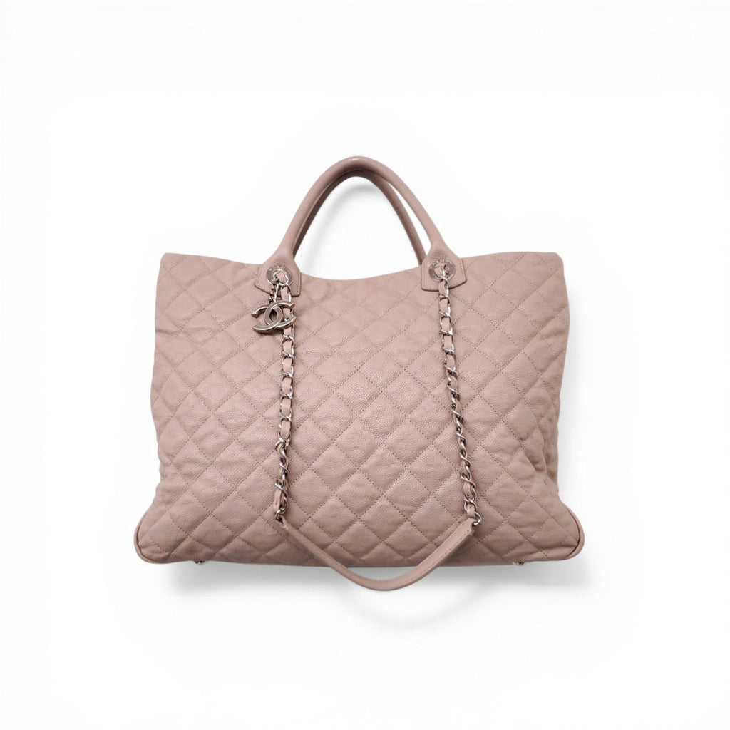 CHANEL NUDE CAVIAR TOTE BAG