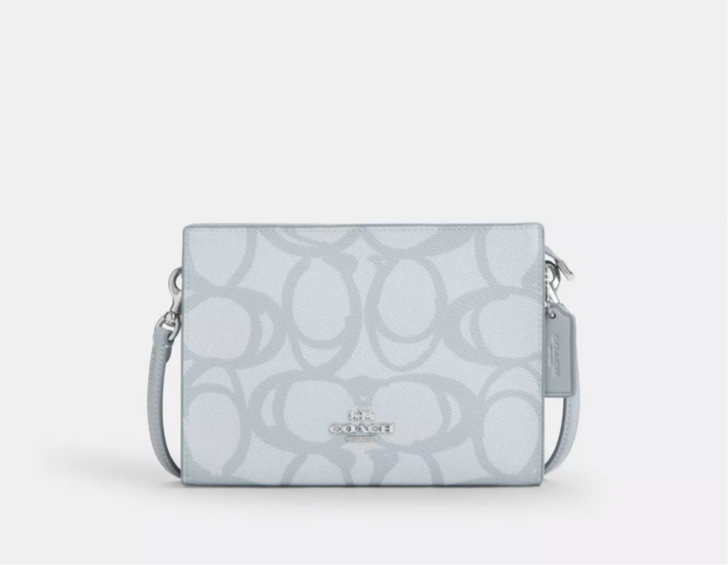NWT Coach Slim Crossbody Bag In Sketch Signature Canvas