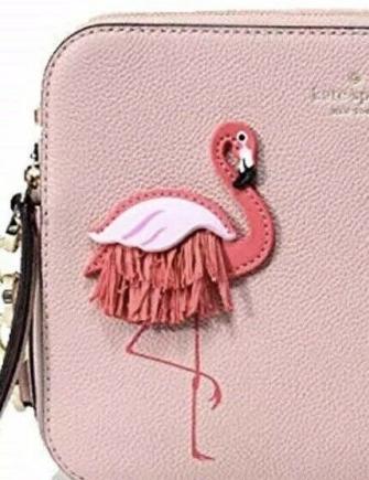 Kate Spade New York By The Pool Flamingo Camera Crossbody