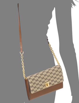 Michael Michael Kors Natalie Extra Large Wallet On A Chain