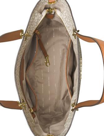 Michael Michael Kors Signature Raven Large North South Top Zip Tote
