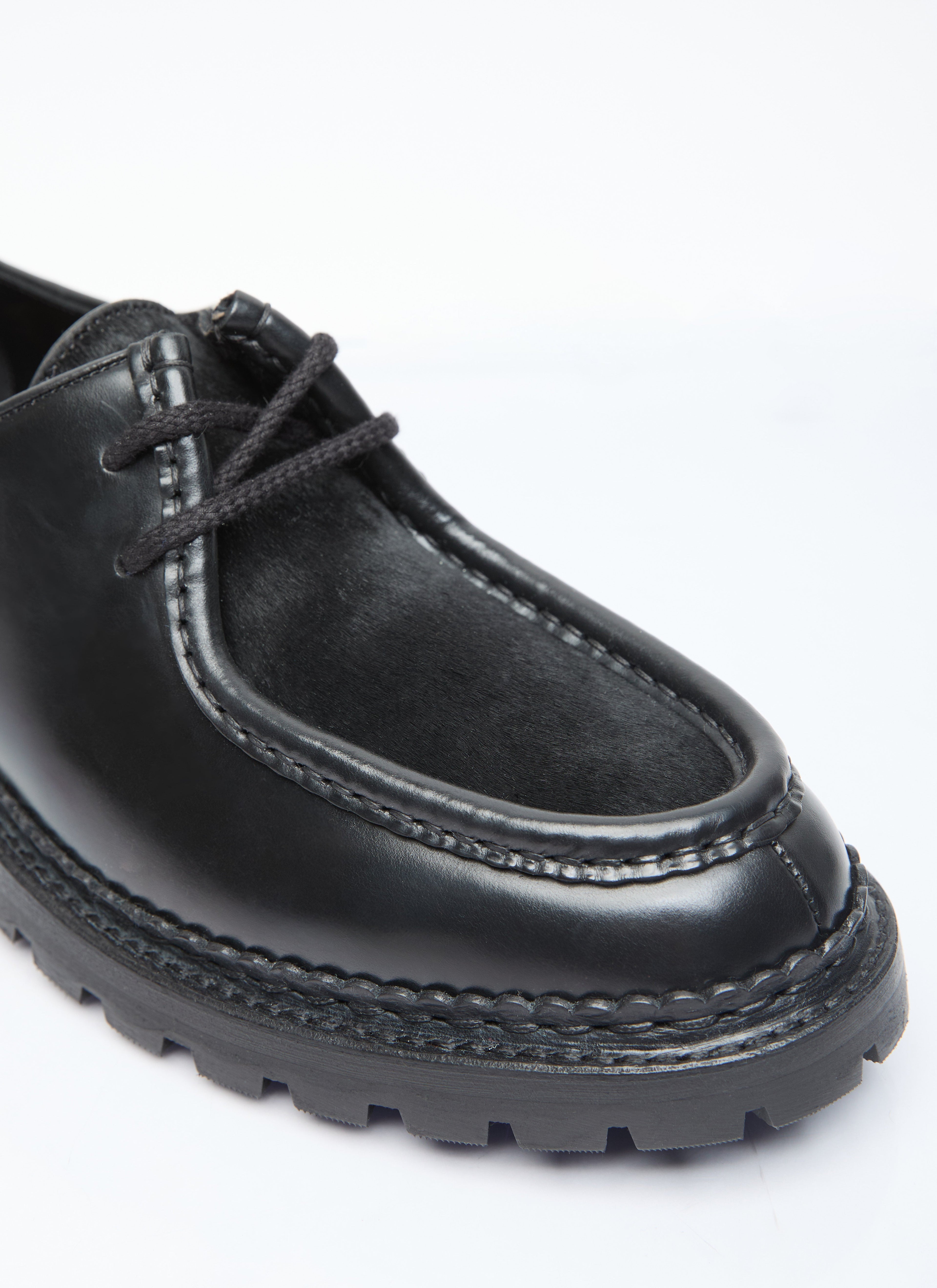 Saint Laurent Men Ponyhair Leather Loafers